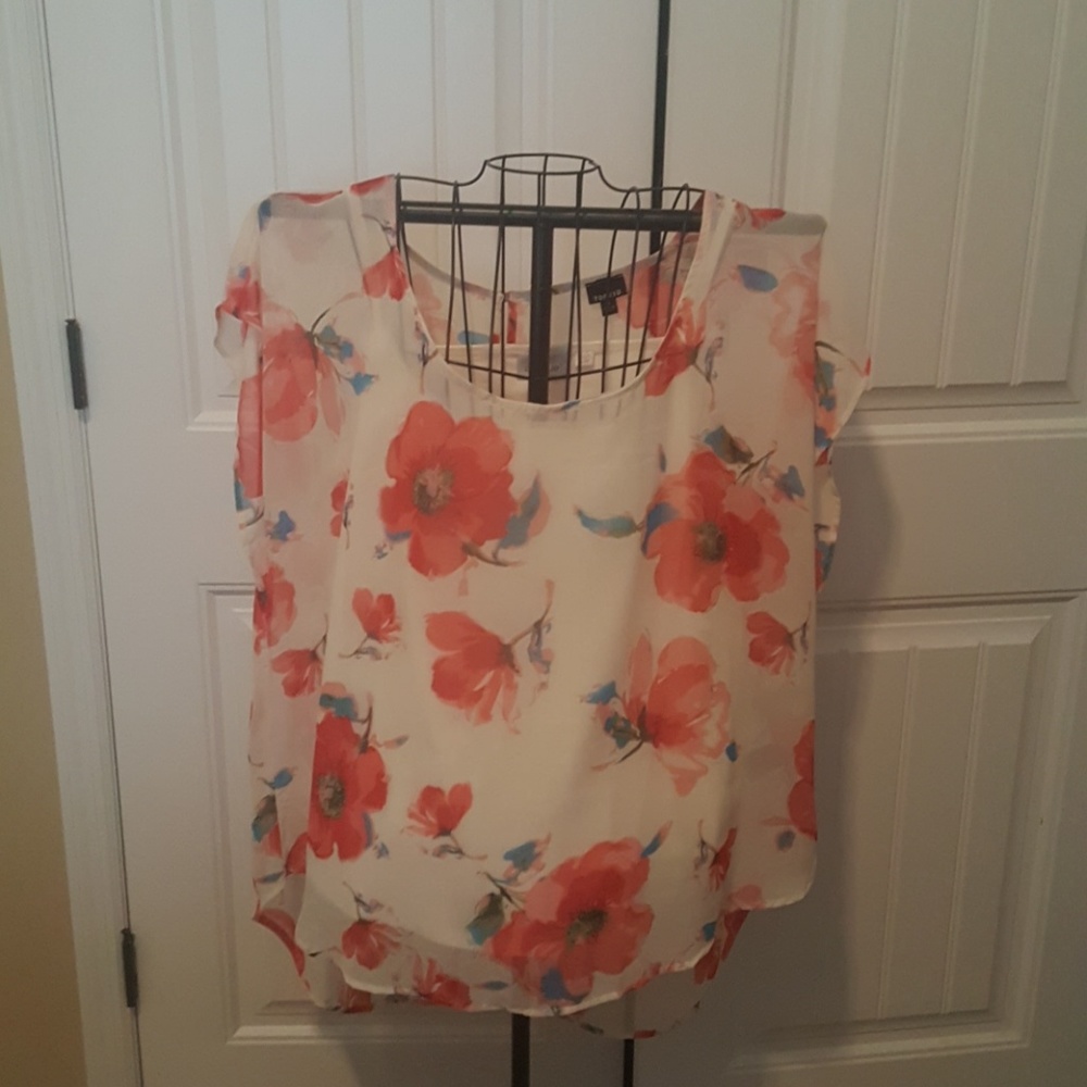 Torrid blouse with Lane Bryant tank